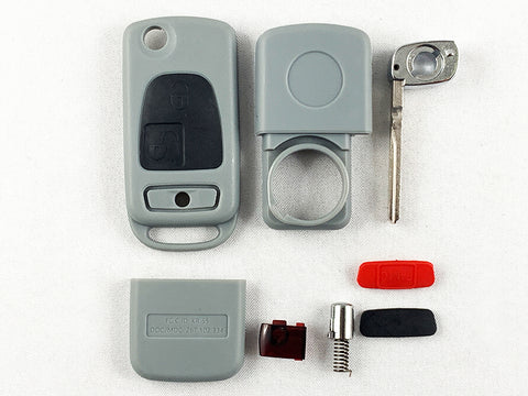 Key Shell for Mercedes / Chrysler Crossfire flip key with HU64