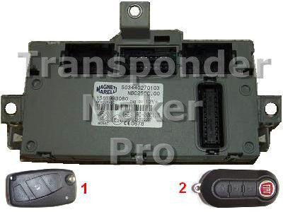 Software module 112 – Fiat, Lancia, PSA BSI Marelli type 3