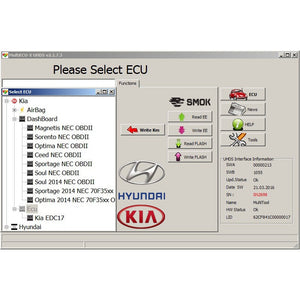 UHDS - Kia/Hyundai change KM OBD (KAP1)