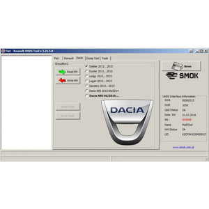 UHDS - Dacia change KM by OBD (DAP1)