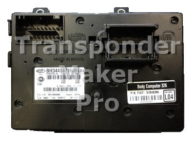 Software module 175 – Fiat Grand Siena, Palio BSI Marelli type 5 with ID46