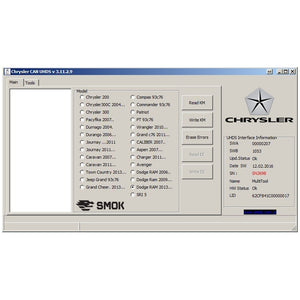UHDS - Chrysler CAN change KM OBD (CRP1)